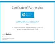 hp business partner 2019 certificate