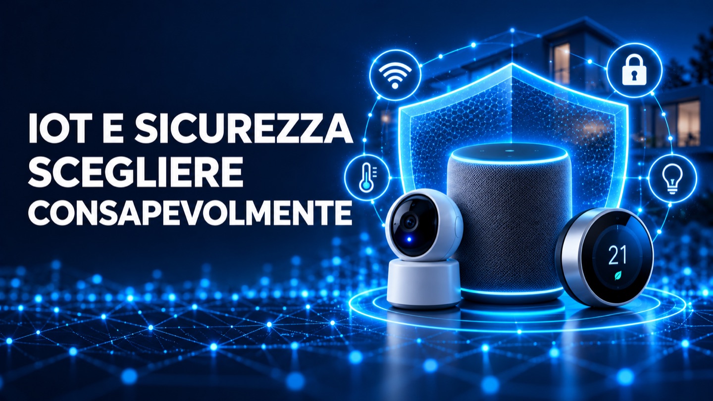 IoT e sicurezza: scegliere dispositivi connessi consapevolmente.